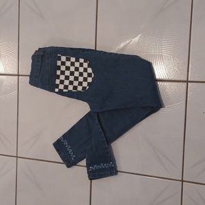 Free Add-on Painted Blue Skinny Jeans - Size 24 - PLEASE READ!!!